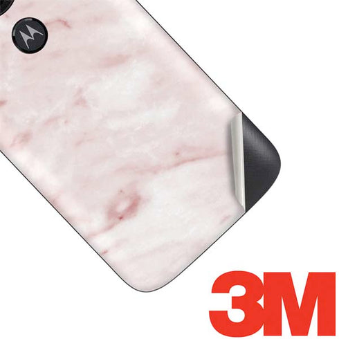 Pink Marble Moto E5 Play Skin